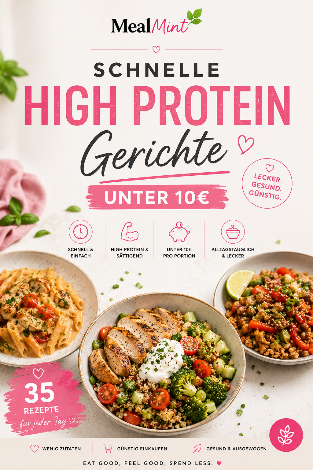 High Protein Gerichte unter 10€